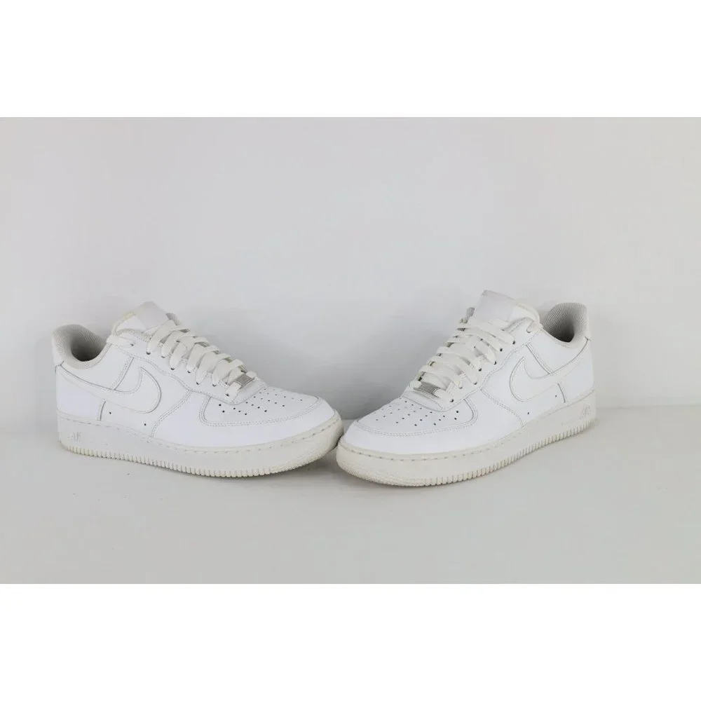 Nike Air Force 1’s ‘07 Triple White Shoes‎ Men’s Sz 11.5 Nike Mens Air Force 1, 07 Triple White Shoes Sneakers Size  main image 4